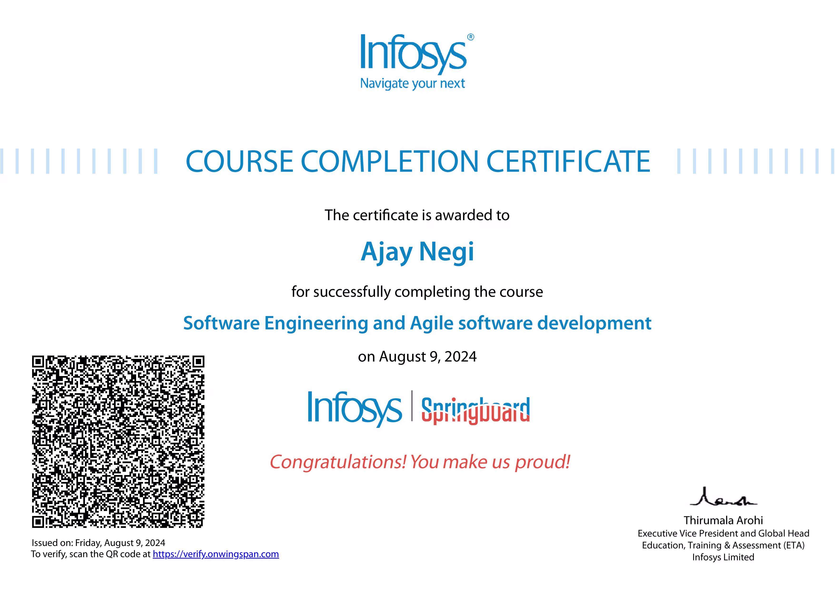 Software Engineering & Agile Software Development