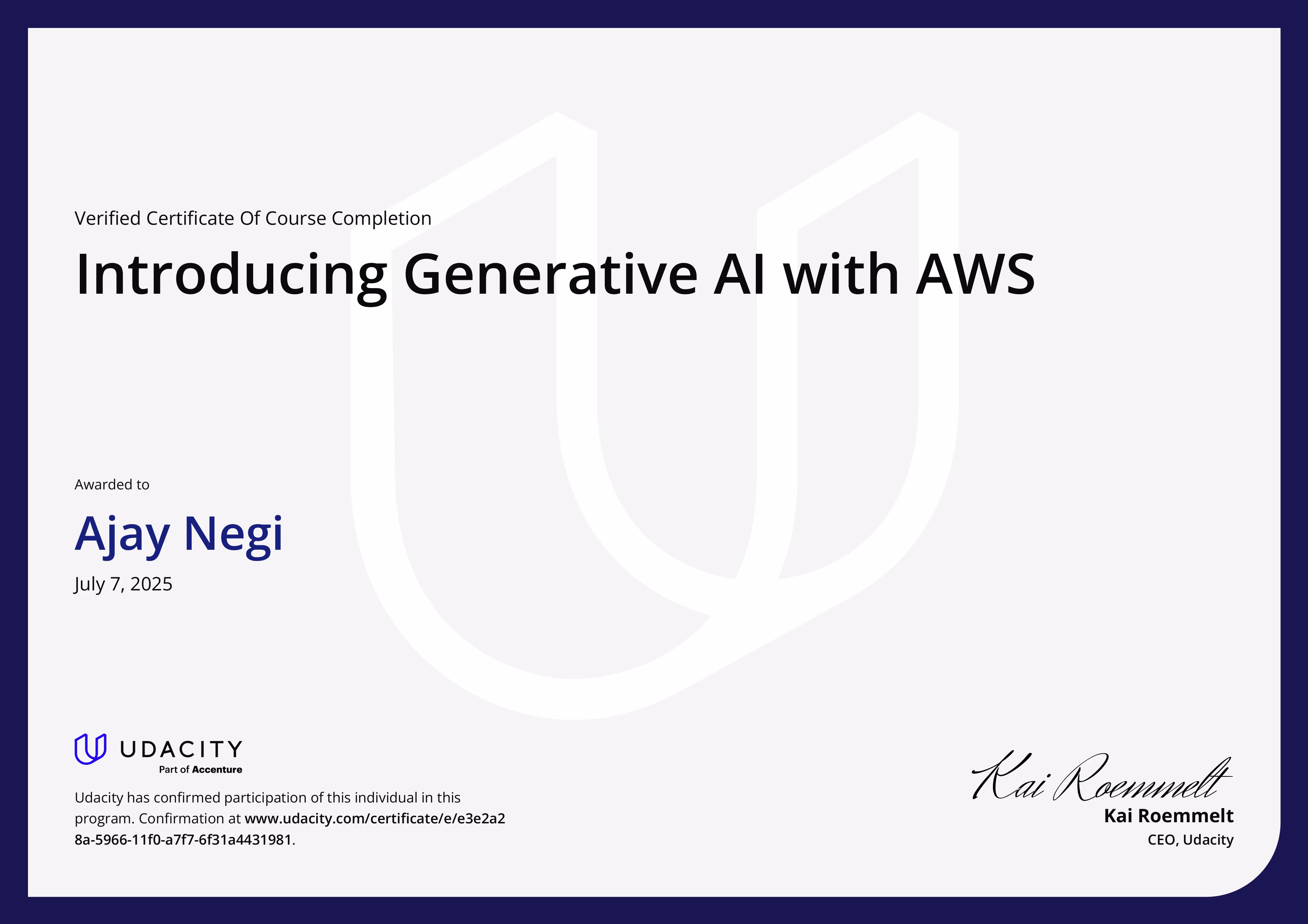 Introducing Generative AI with AWS